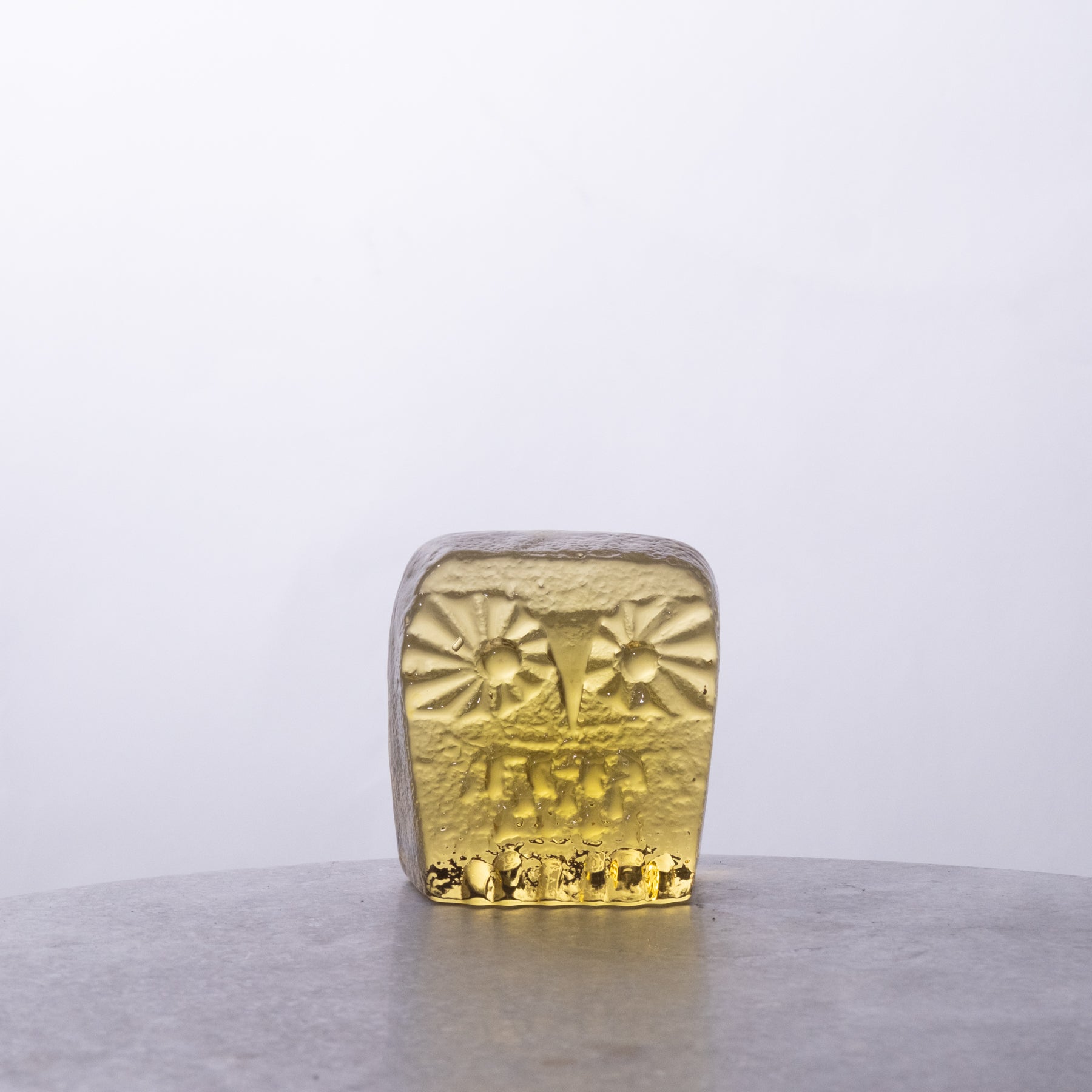6402P Small Owl Critter - Citrine