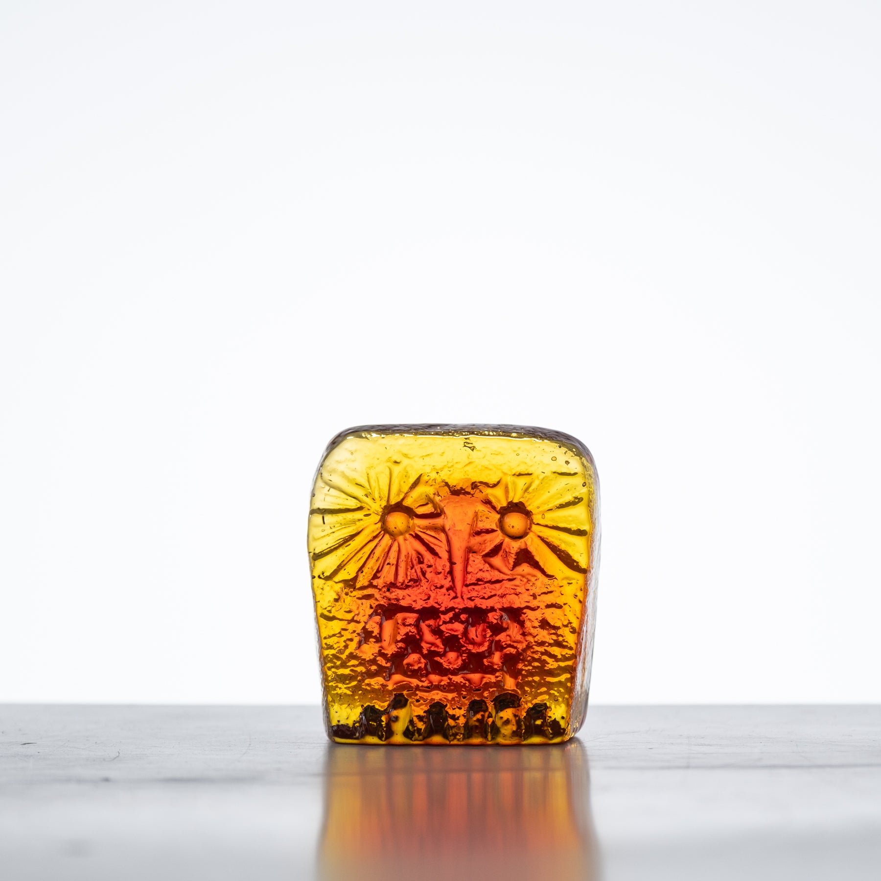 6402P Small Owl Critter - Tangerine