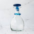 7619 Ring Decanter - Crystal with Turquoise
