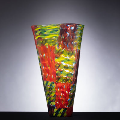 Blenko x Urban - Color Study Patchwork Vase | APID# MU04222615