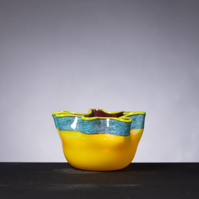 Blenko x Schreiber - Ruffled Incalmo Bowl | APID# DS09092543