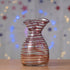 2632 Stars & Stripes Vase - Crystal with Ruby Wrap