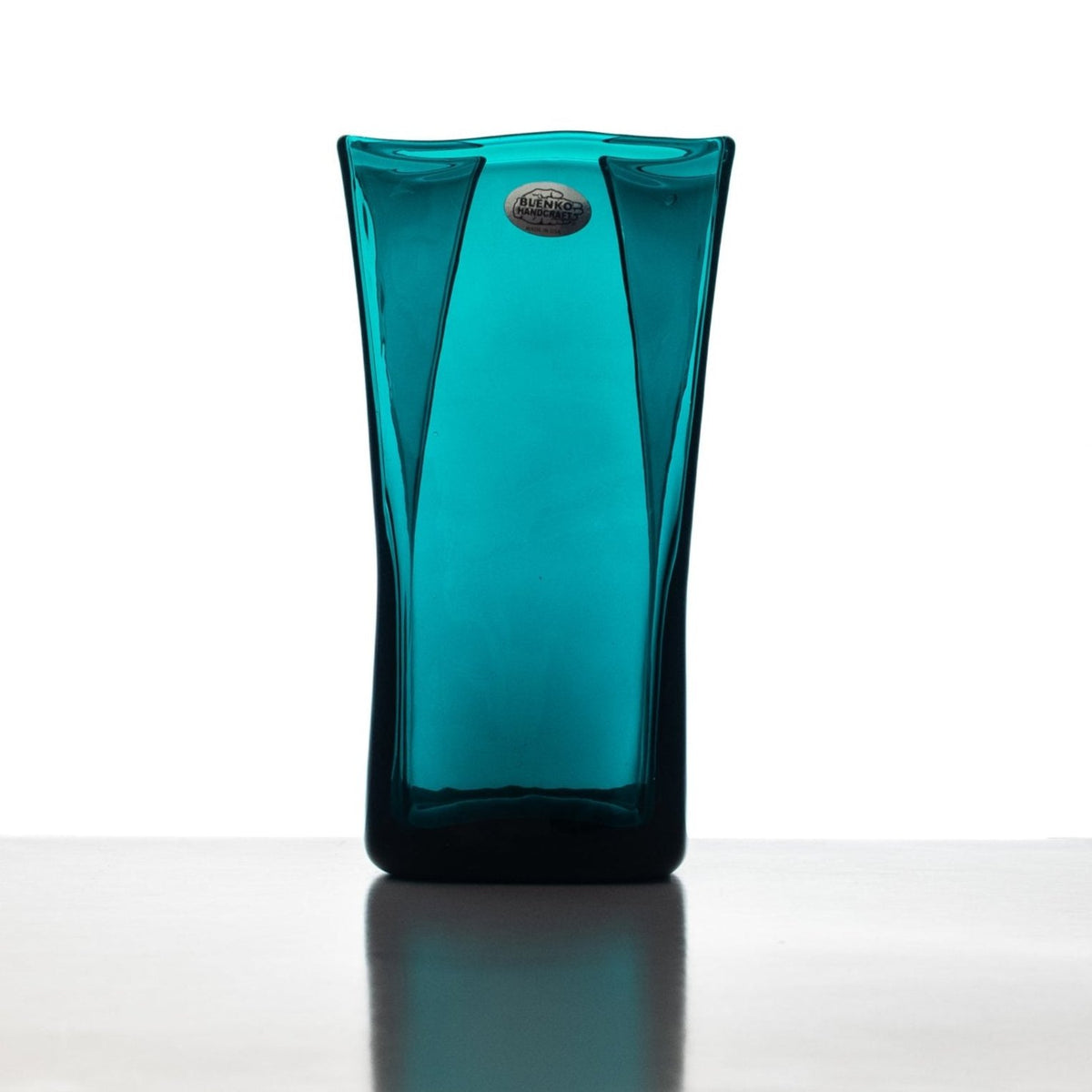 8813M Medium Paper Bag Vase- Cerulean