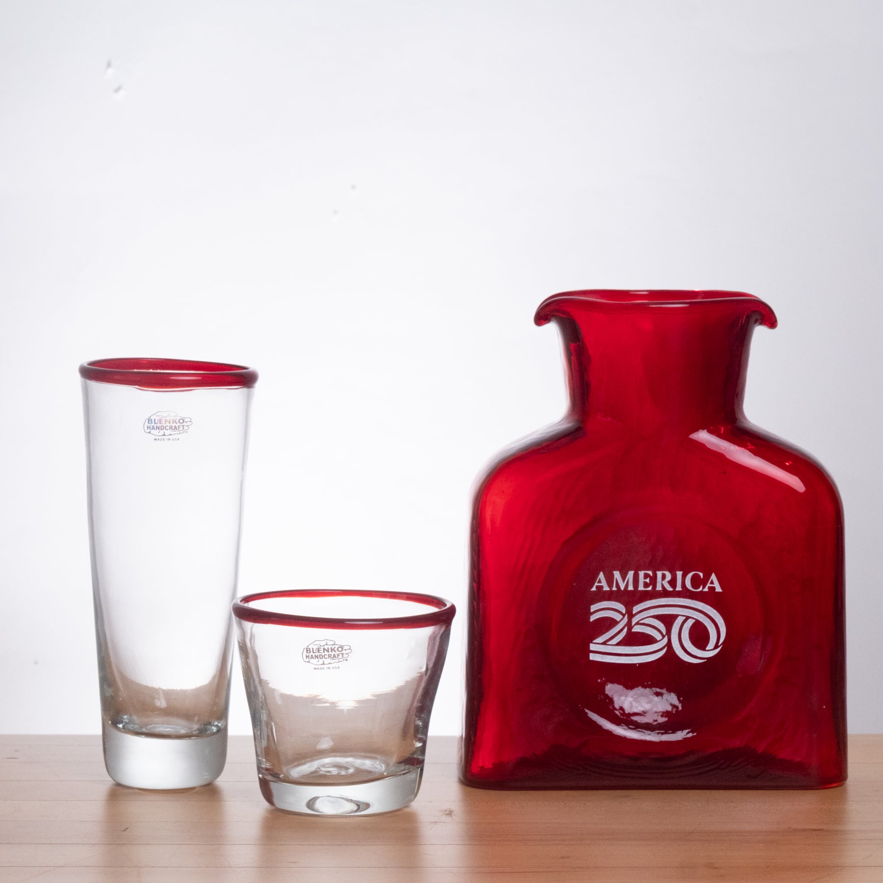 America 250 Drinkware Set - Ruby